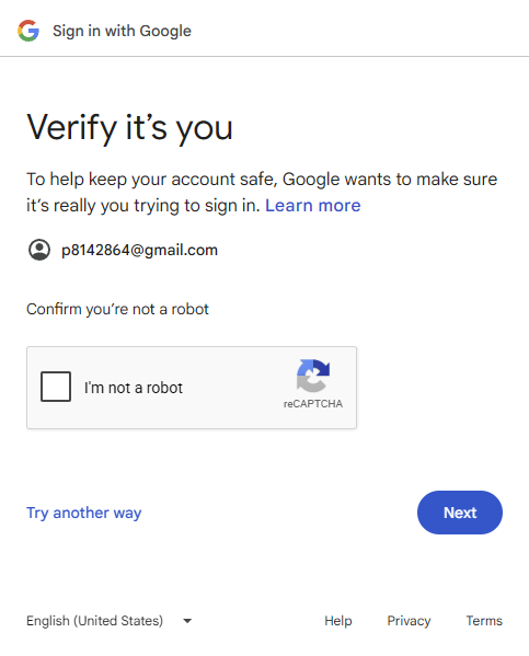 Variant H — strongest pure-Playwright cloak: CDP-attached Chrome + persistent profile + 30s behavioural warmup (Google search → YouTube → accounts.google.com) + Bezier mouse + variable typing + comprehensive stealth (WebGL/Permissions/Battery/Connection/HardwareConcurrency overrides). Still hits the same reCAPTCHA wall.